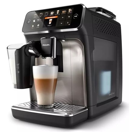 Philips | Series 5400 Coffee Maker | EP5447/90 | Pump pressure 15 bar | Built-in milk frother | Fully Automatic | 1500 W | Black
