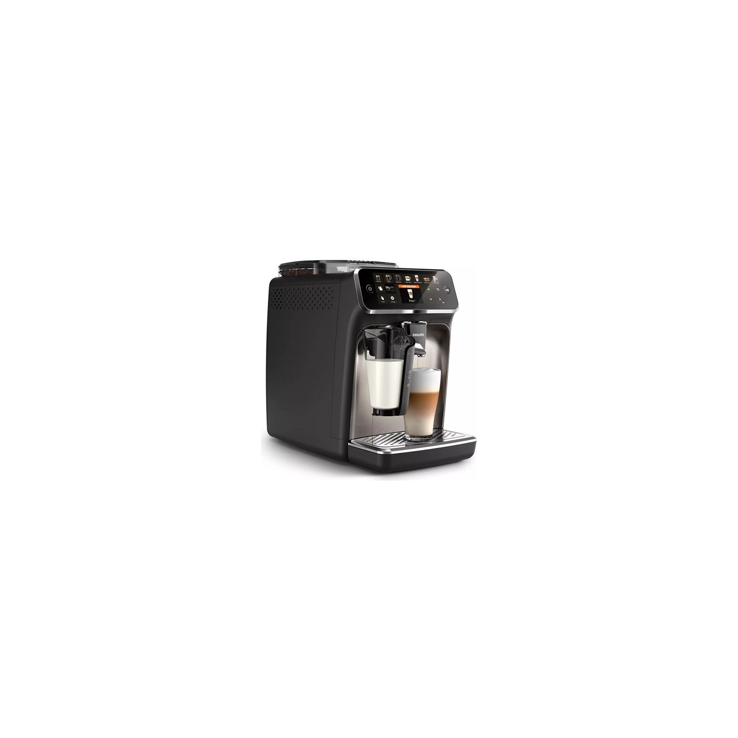 Philips | Series 5400 Coffee Maker | EP5447/90 | Pump pressure 15 bar | Built-in milk frother | Fully Automatic | 1500 W | Black