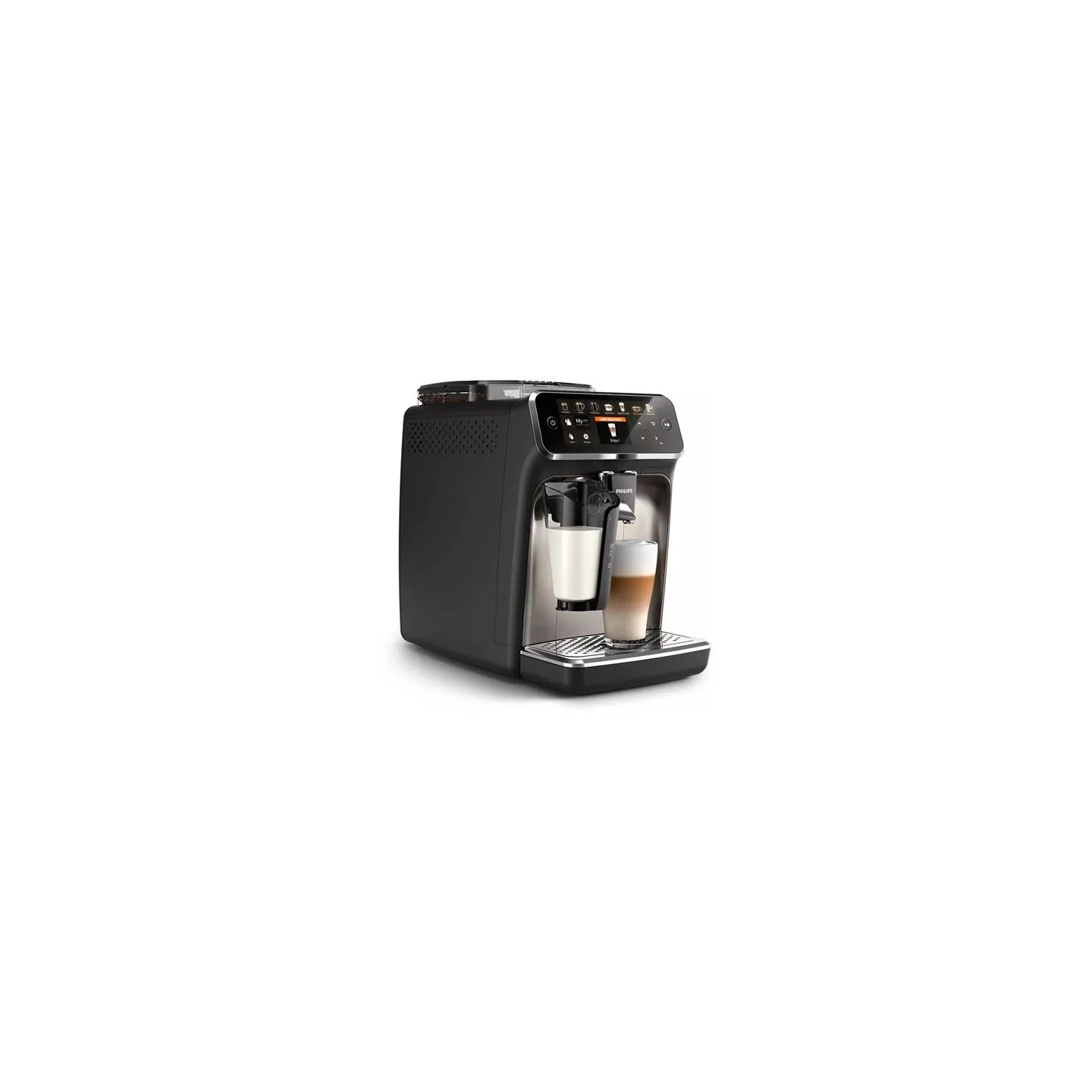 Philips | Series 5400 Coffee Maker | EP5447/90 | Pump pressure 15 bar | Built-in milk frother | Fully Automatic | 1500 W | Black