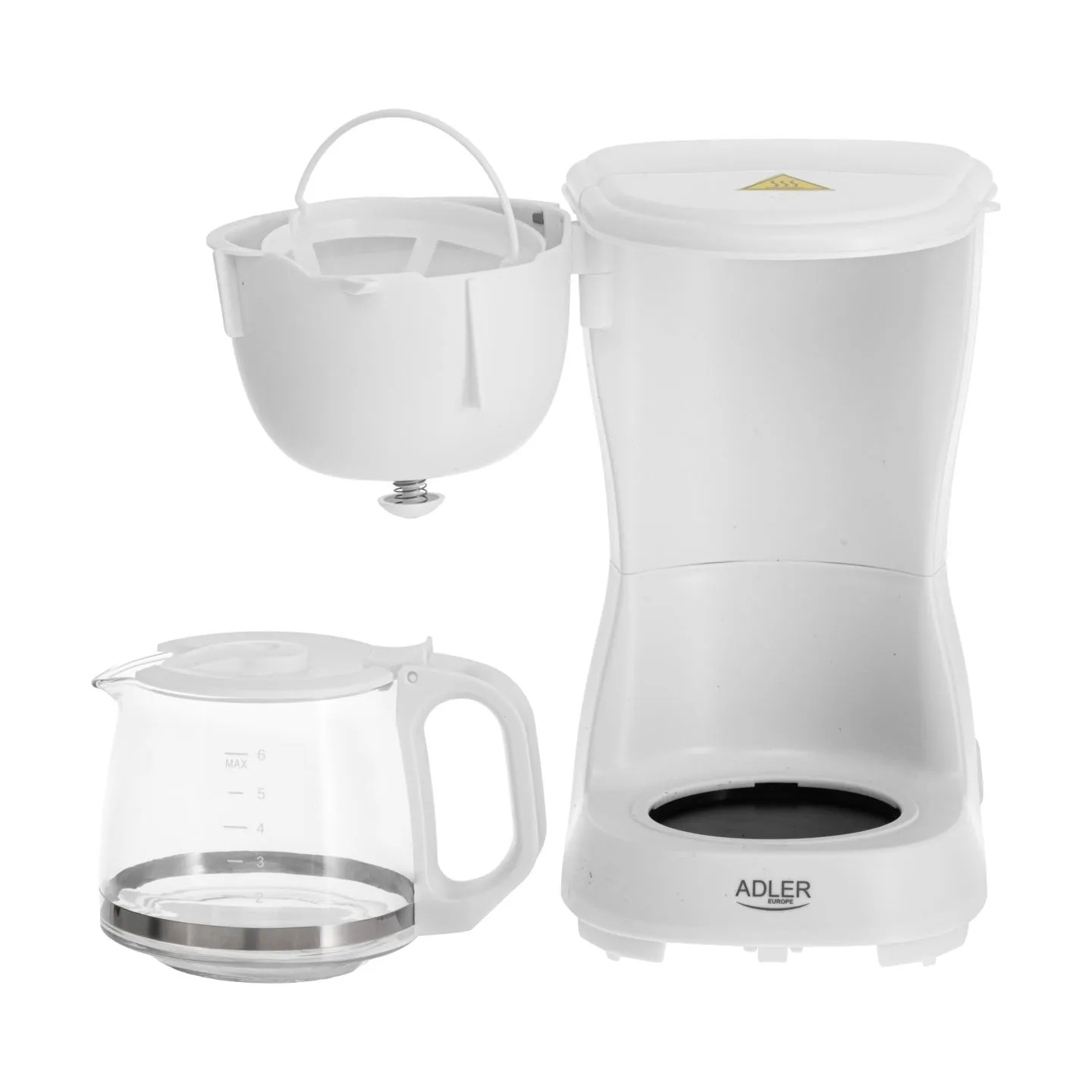 Adler Coffee Maker | AD 4381w | Drip | 600 W | White
