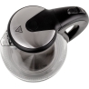 Adler | Kettle | AD 1224 | Standard | 2000 W | 1.5 L | Glass | 360° rotational base | Black