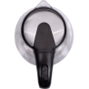 Adler | Kettle | AD 1224 | Standard | 2000 W | 1.5 L | Glass | 360° rotational base | Black