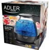 Adler | Kettle | AD 1224 | Standard | 2000 W | 1.5 L | Glass | 360° rotational base | Black