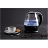 Adler | Kettle | AD 1224 | Standard | 2000 W | 1.5 L | Glass | 360° rotational base | Black