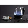 Adler | Kettle | AD 1224 | Standard | 2000 W | 1.5 L | Glass | 360° rotational base | Black