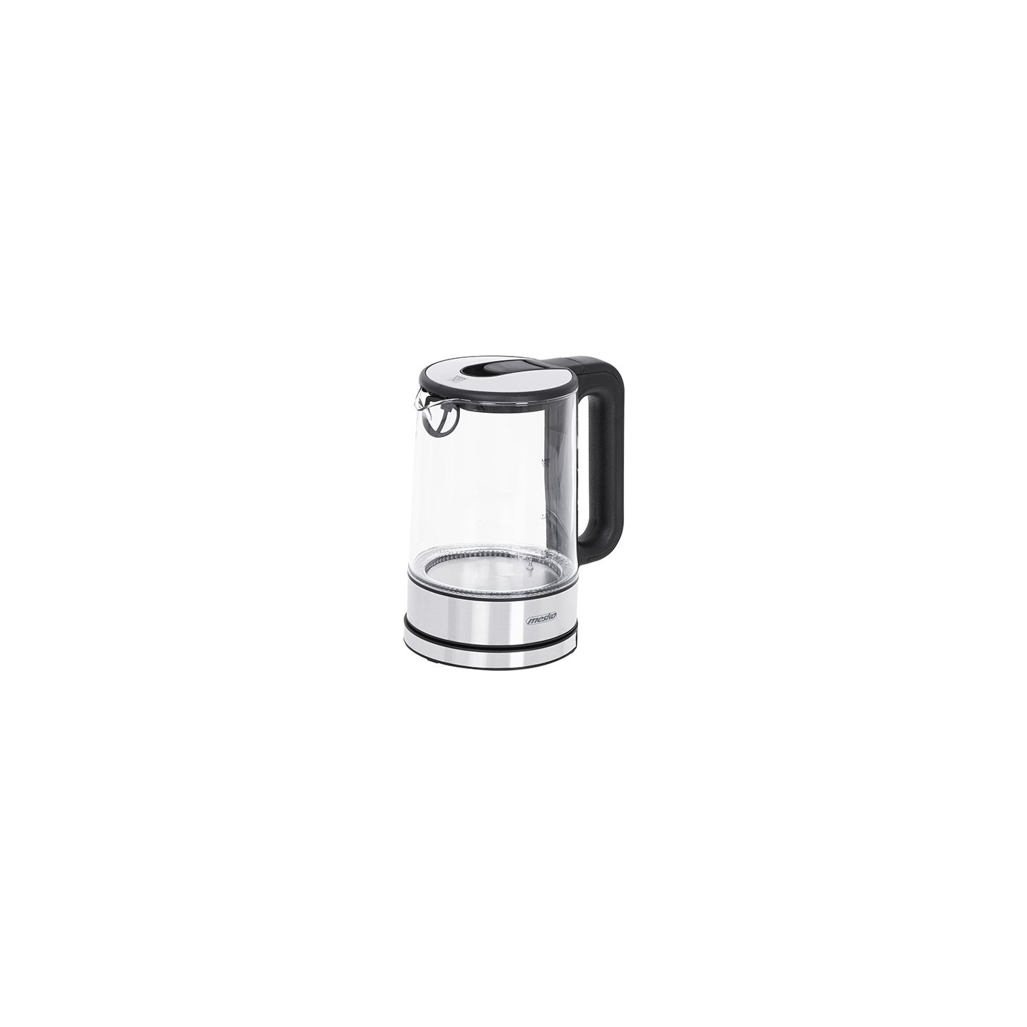 Mesko | Kettle | MS 1301b | Electric | 1850 W | 1.7 L | Glass | 360° rotational base | Black