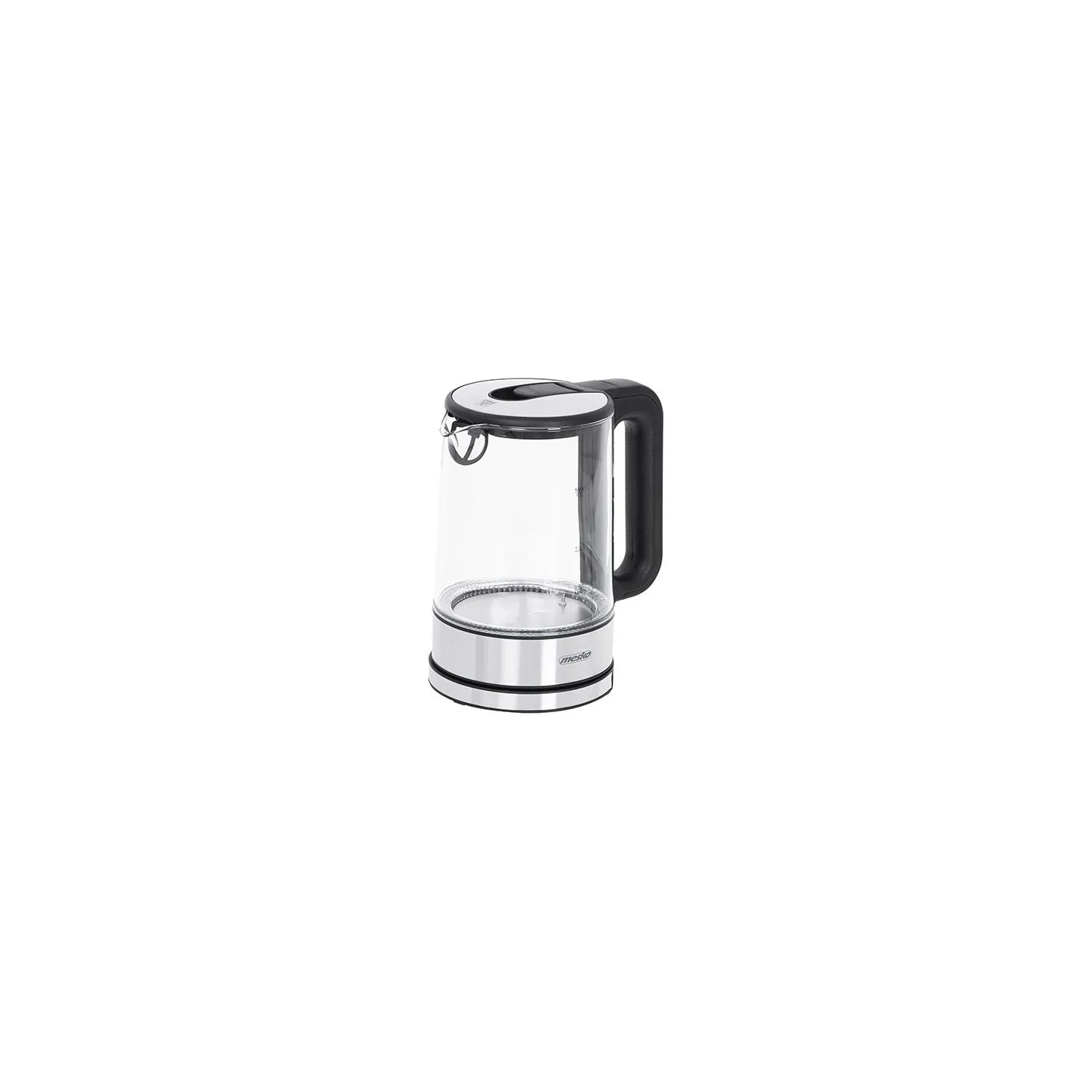 Mesko | Kettle | MS 1301b | Electric | 1850 W | 1.7 L | Glass | 360° rotational base | Black
