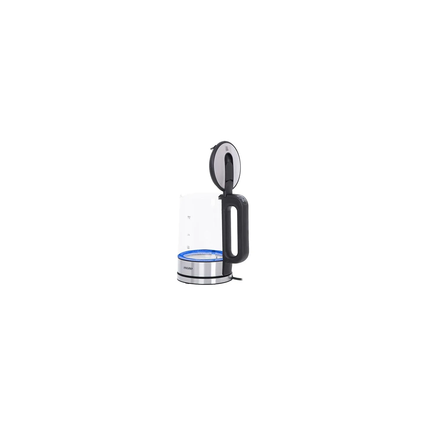Mesko | Kettle | MS 1301b | Electric | 1850 W | 1.7 L | Glass | 360° rotational base | Black