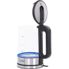 Mesko | Kettle | MS 1301b | Electric | 1850 W | 1.7 L | Glass | 360° rotational base | Black