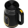 Adler Kettle with LED Display | AD 1305 | Electric | 2200 W | 1.7 L | Plastic | 360° rotational base | Black/Gold