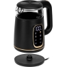 Adler Kettle with LED Display | AD 1305 | Electric | 2200 W | 1.7 L | Plastic | 360° rotational base | Black/Gold