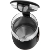Adler Kettle with LED Display | AD 1305 | Electric | 2200 W | 1.7 L | Plastic | 360° rotational base | Black/Gold