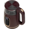 Adler Kettle with LED Display | AD 1305 | Electric | 2200 W | 1.7 L | Plastic | 360° rotational base | Burgundy