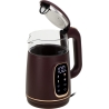 Adler Kettle with LED Display | AD 1305 | Electric | 2200 W | 1.7 L | Plastic | 360° rotational base | Burgundy