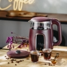 Adler Kettle with LED Display | AD 1305 | Electric | 2200 W | 1.7 L | Plastic | 360° rotational base | Burgundy