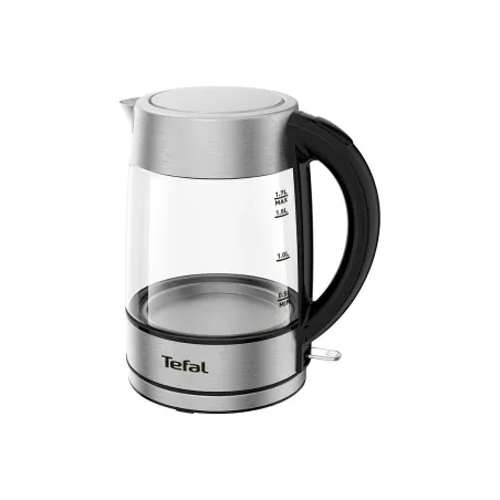 Tefal | Kettle | KI772D | Electric | 2400 W | 1.7 L | Glass | 360° rotational base | Black/Stainless Steel