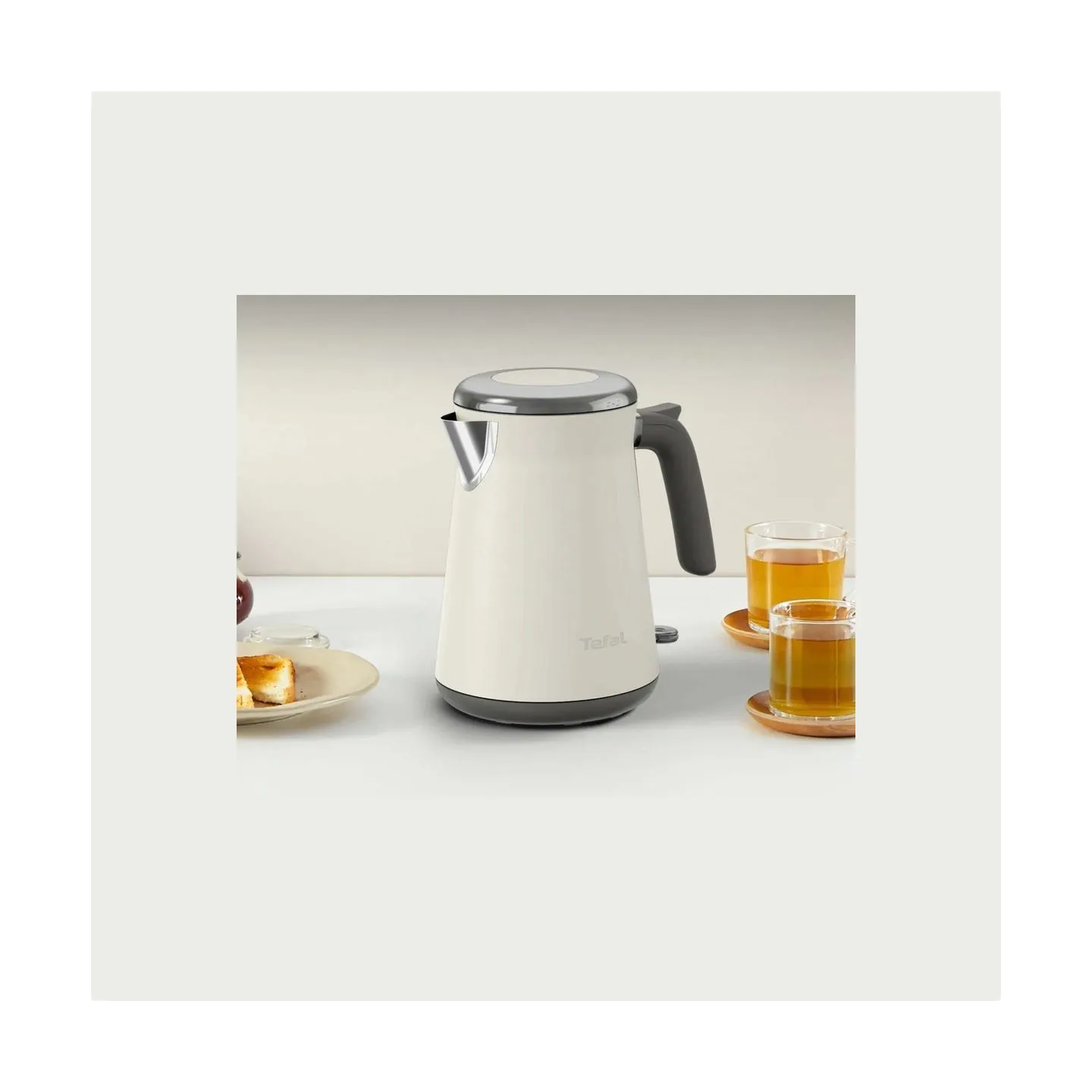Tefal Kettle | Collection KI666AE0 | Electric | 2400 W | 1.7 L | Stainless steel | 360° rotational base | Ivory