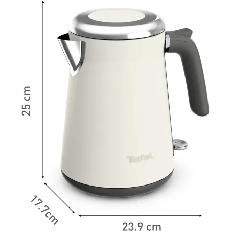 Tefal Kettle | Collection KI666AE0 | Electric | 2400 W | 1.7 L | Stainless steel | 360° rotational base | Ivory