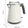 Tefal Kettle | Collection KI666AE0 | Electric | 2400 W | 1.7 L | Stainless steel | 360° rotational base | Ivory