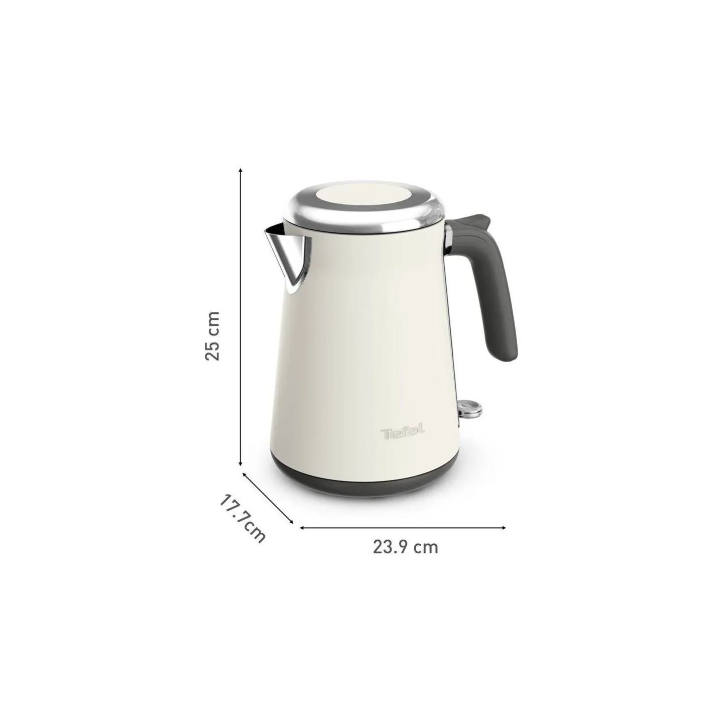 Tefal Kettle | Collection KI666AE0 | Electric | 2400 W | 1.7 L | Stainless steel | 360° rotational base | Ivory