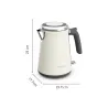 Tefal Kettle | Collection KI666AE0 | Electric | 2400 W | 1.7 L | Stainless steel | 360° rotational base | Ivory