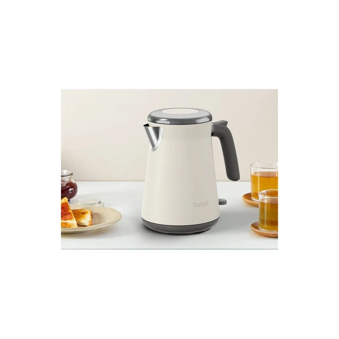 Tefal Kettle | Collection KI666AE0 | Electric | 2400 W | 1.7 L | Stainless steel | 360° rotational base | Ivory