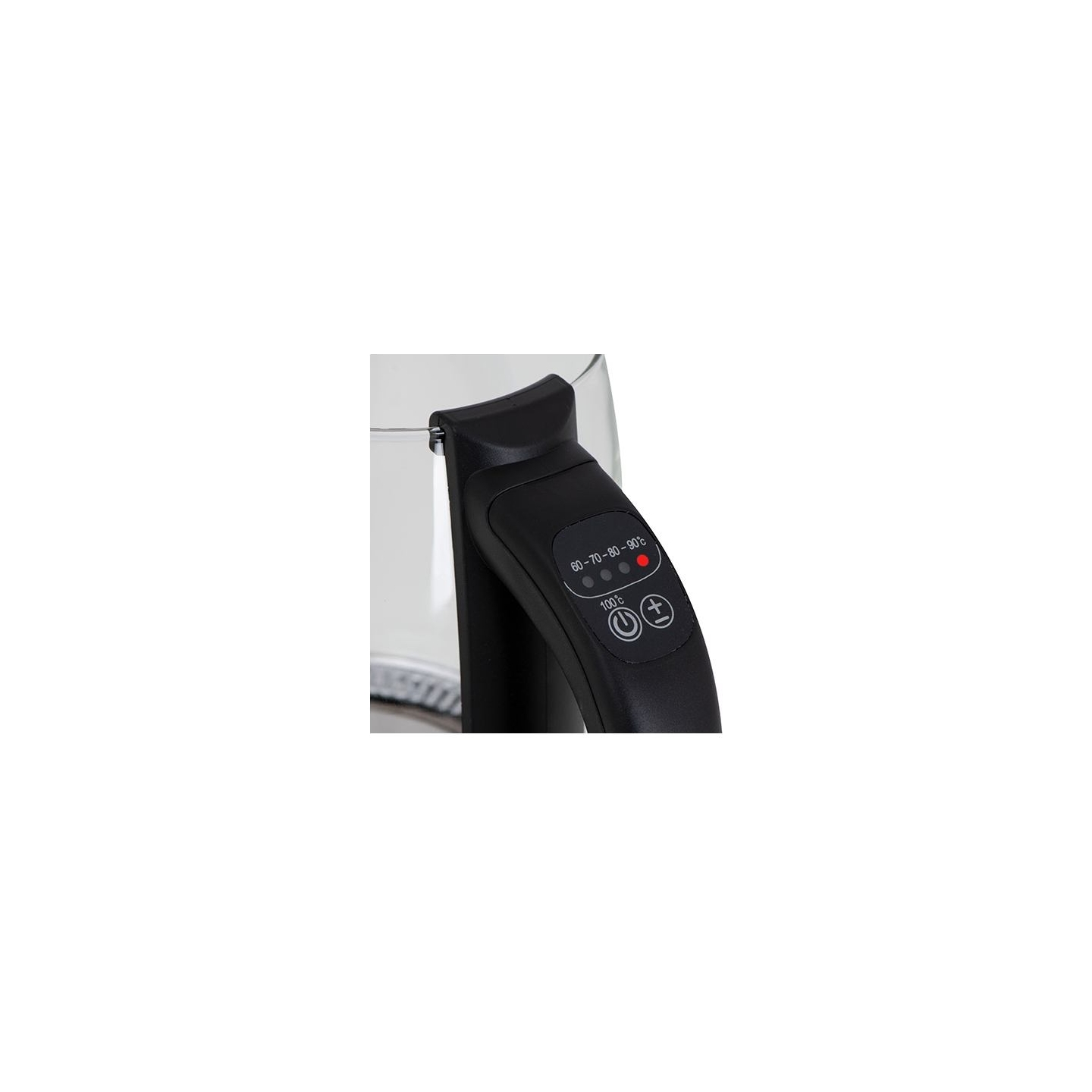 Camry | Kettle | CR 1290 | Standard | 2200 W | 2 L | Plastic/glass | 360° rotational base | Black/Transparent