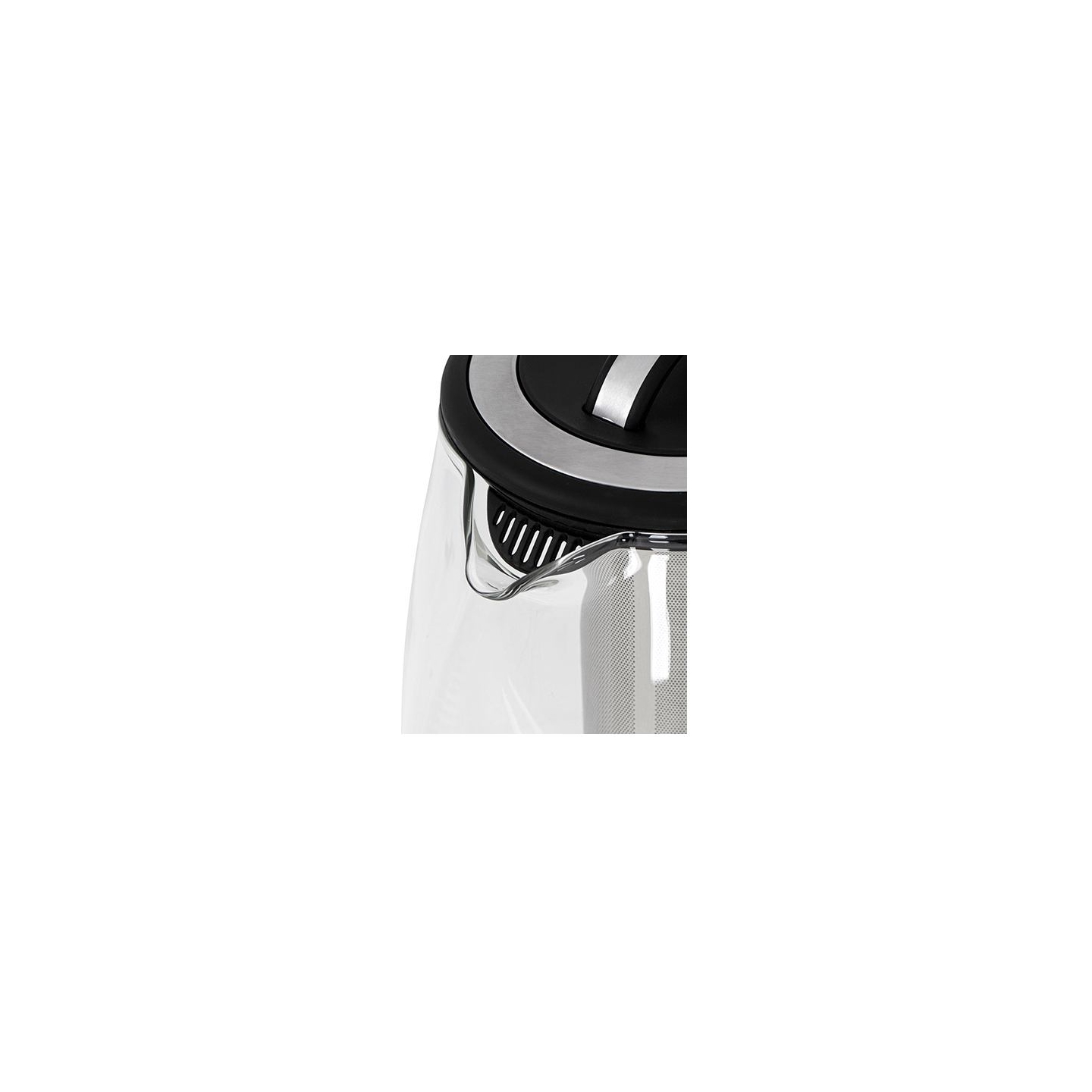 Camry | Kettle | CR 1290 | Standard | 2200 W | 2 L | Plastic/glass | 360° rotational base | Black/Transparent