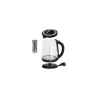 Camry | Kettle | CR 1290 | Standard | 2200 W | 2 L | Plastic/glass | 360° rotational base | Black/Transparent