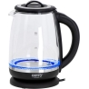 Camry | Kettle | CR 1290 | Standard | 2200 W | 2 L | Plastic/glass | 360° rotational base | Black/Transparent
