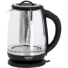 Camry | Kettle | CR 1290 | Standard | 2200 W | 2 L | Plastic/glass | 360° rotational base | Black/Transparent