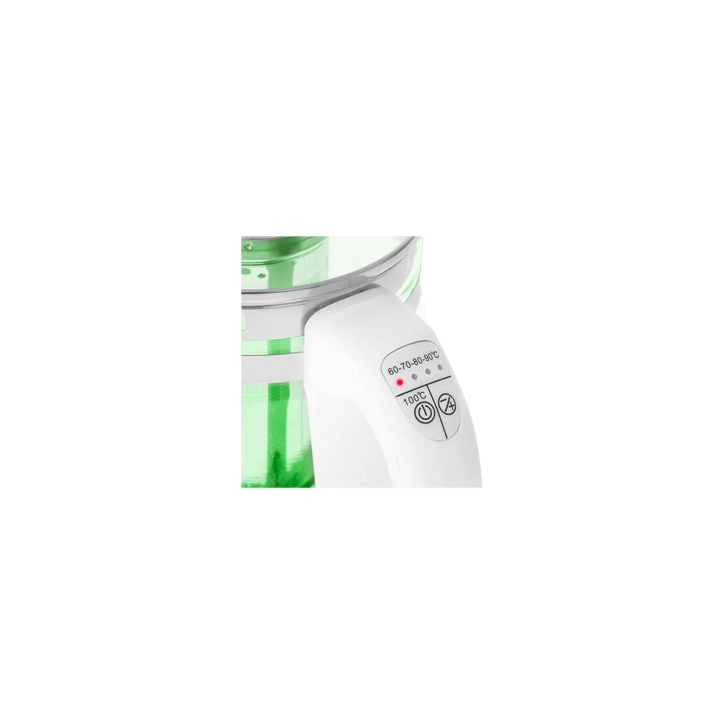Adler | Kettle | AD 1299 | Electric | 2200 W | 1.5 L | Glass | 360° rotational base | White
