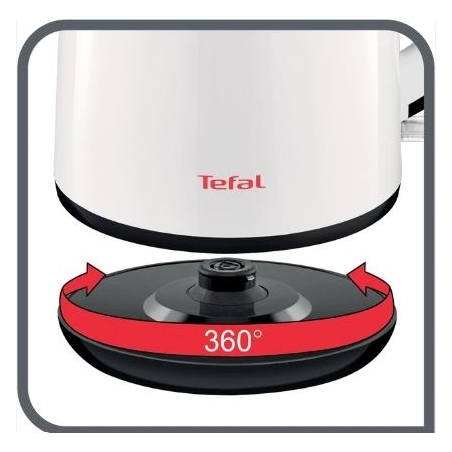 Tefal Safe Tea KO261130 Kettle, White | TEFAL