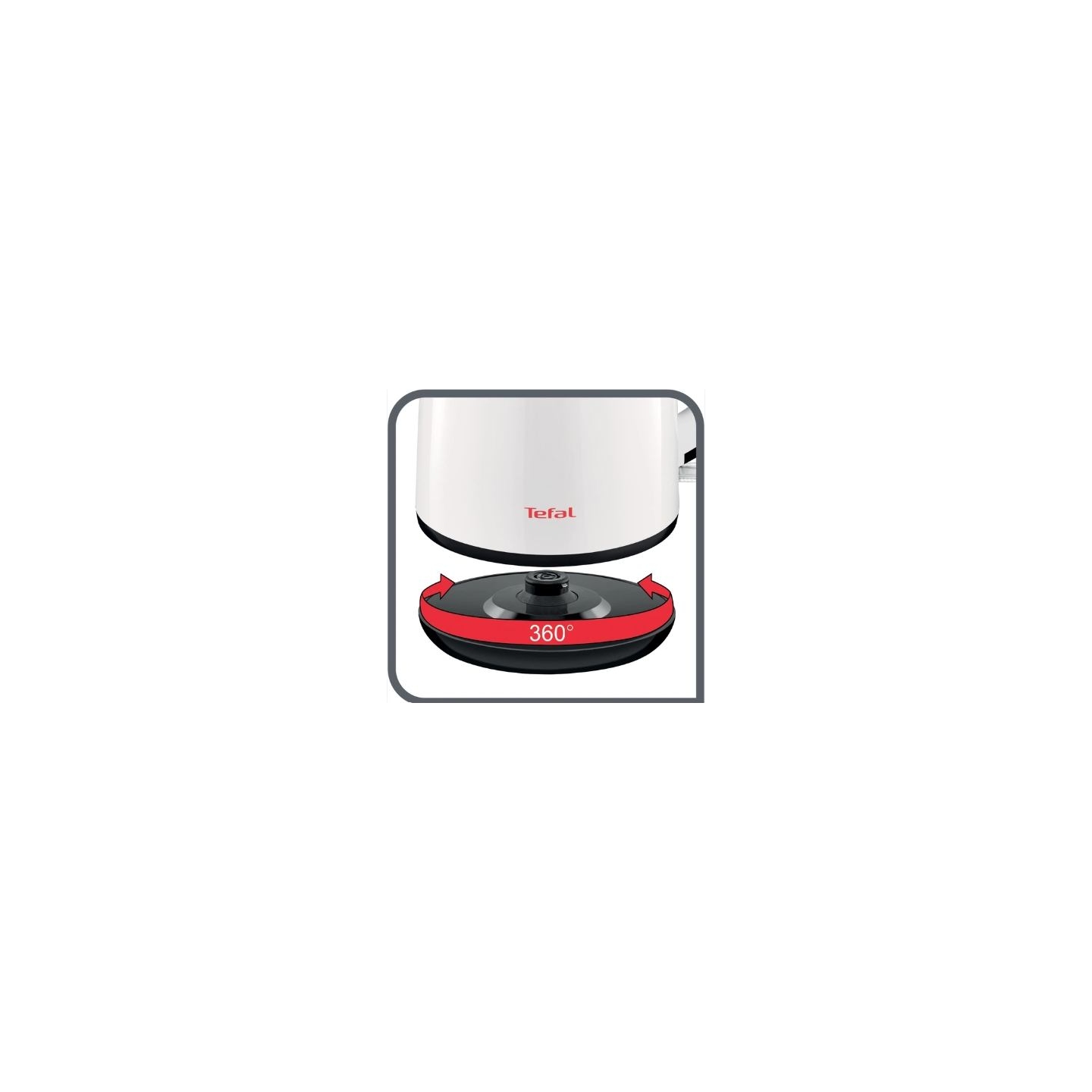 Tefal Safe Tea KO261130 Kettle, White | TEFAL