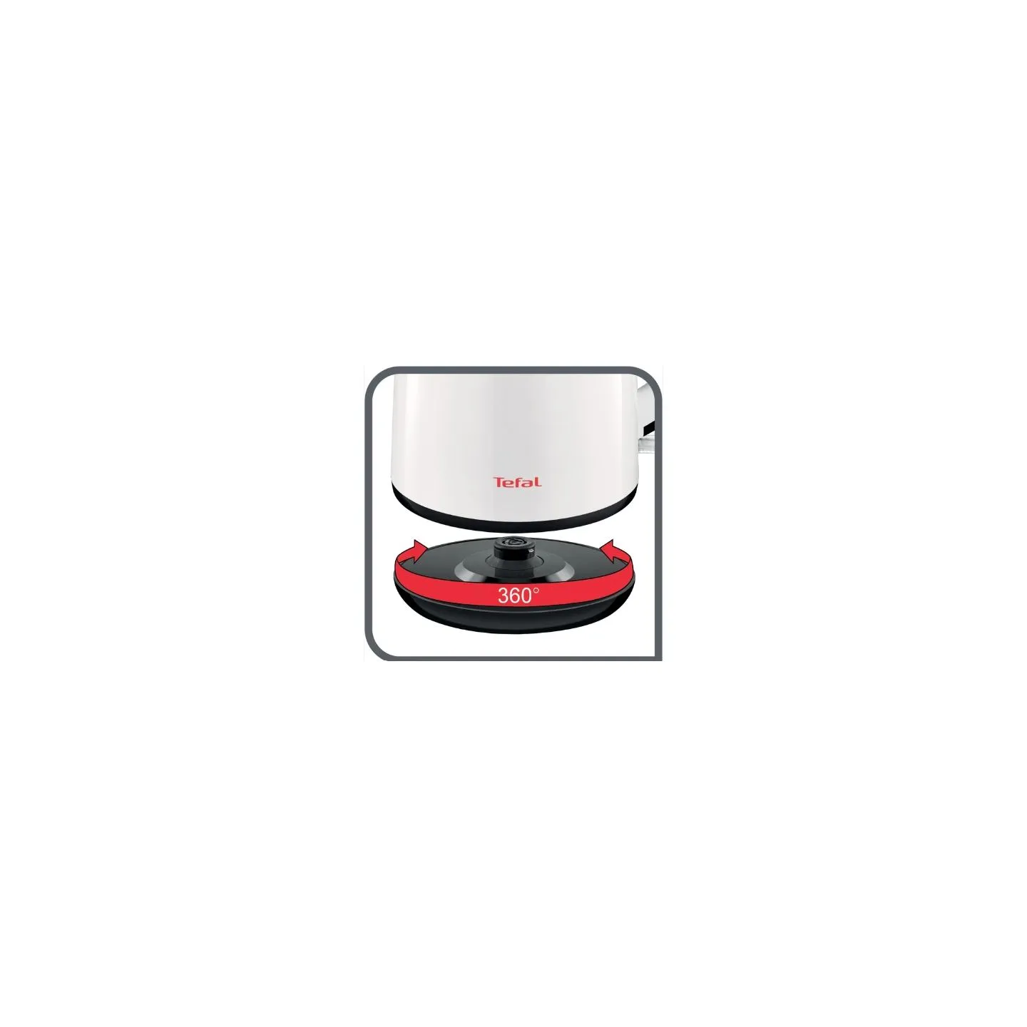 Tefal Safe Tea KO261130 Kettle, White | TEFAL