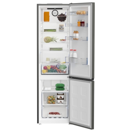 Beko Refrigerator B1RCNA404G, height 203.5 cm, Energy class E, NeoFrost, AeroFlow, Grey / B1RCNA404G