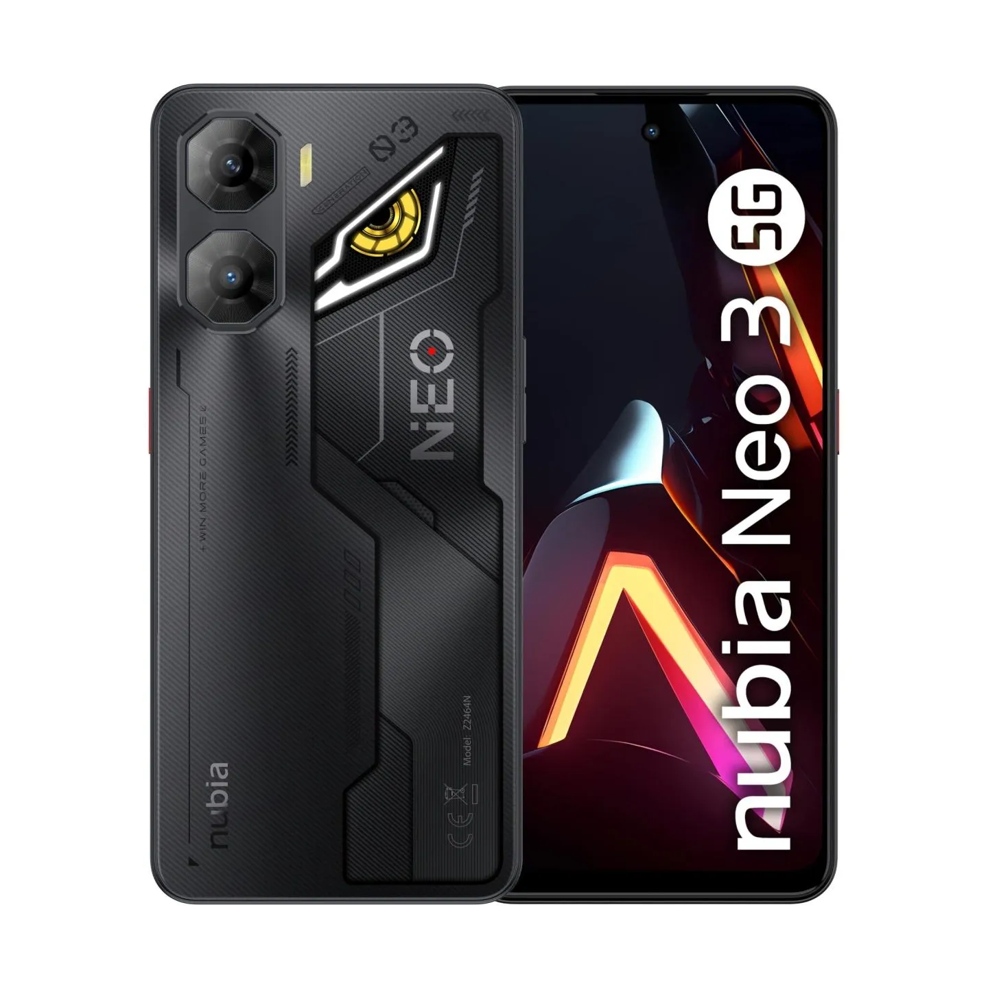 Nubia MOBILE PHONE NEO 3 5G/8/256GB BLACK ZTE NUBIA