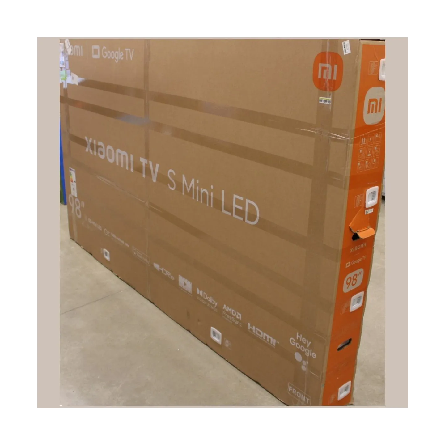 Xiaomi TV S Mini LED 98 2026 |  | Xiaomi S Mini LED 2026 | 98 | Smart TV | Google TV | 4K UHD | Dark Grey | DAMAGED PACKAGING, M