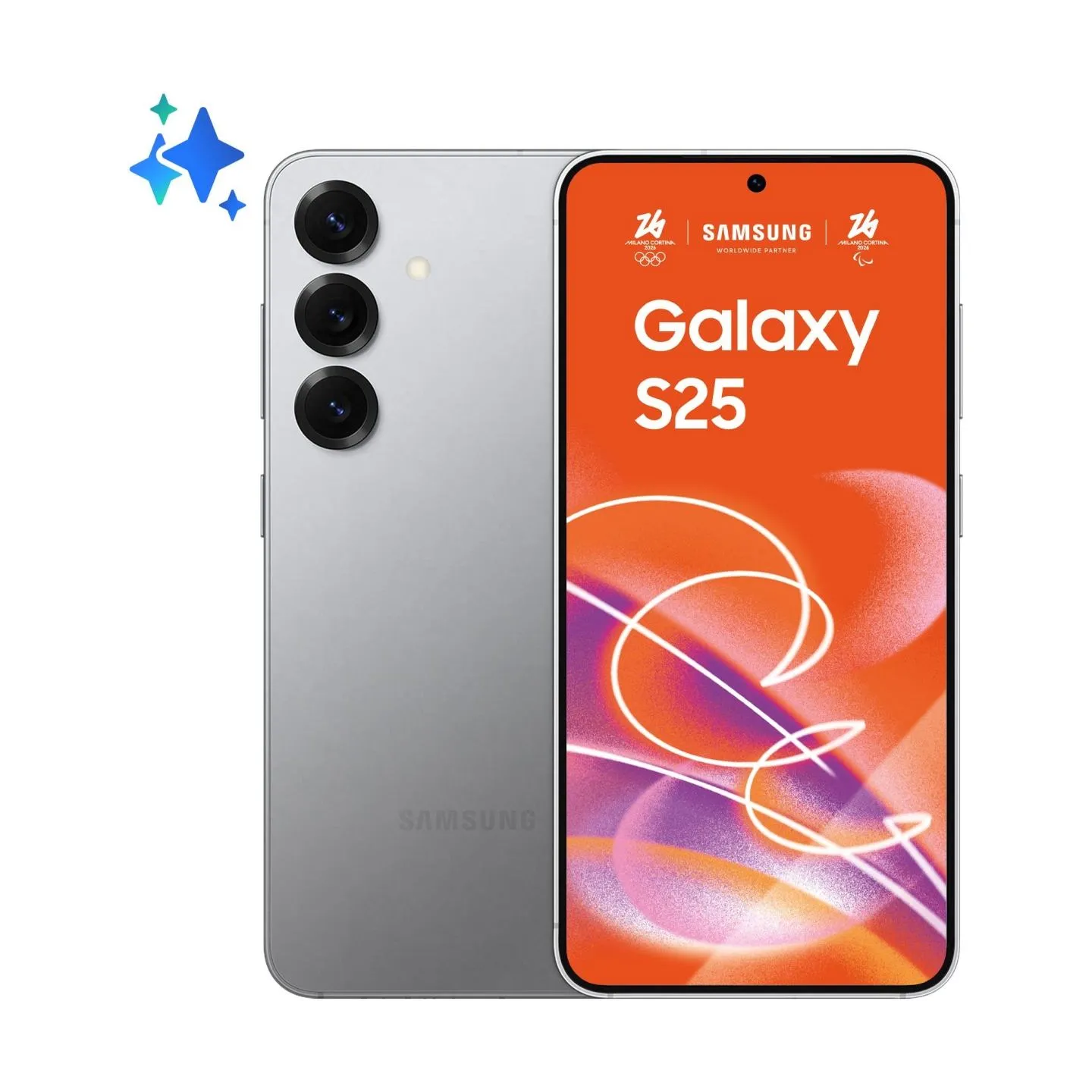 Samsung MOBILE PHONE GALAXY S25/256GB SILVER SM-S931B SAMSUNG