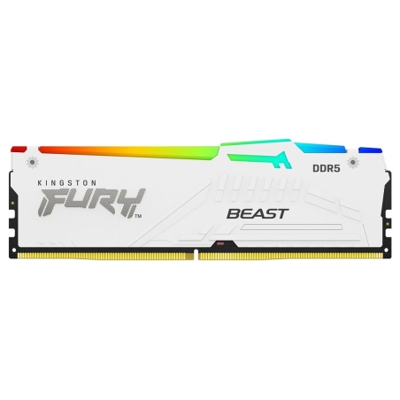 Kingston KF564C32BWEA-32 32GB 6400MT/s DDR5 CL32 DIMM FURY Beast White RGB EXPO | Kingston