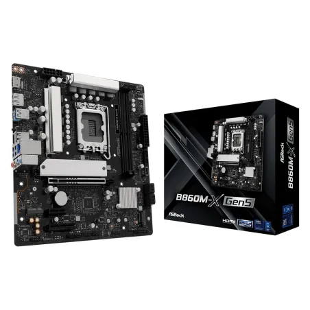 Asrock Mainboard|ASROCK|Intel B860|LGA 1851 (Socket V1)|micro ATX|RAM DDR5-SDRAM|2xSlots|1xNumber of M.2 (M) slots|B860M-XGEN5