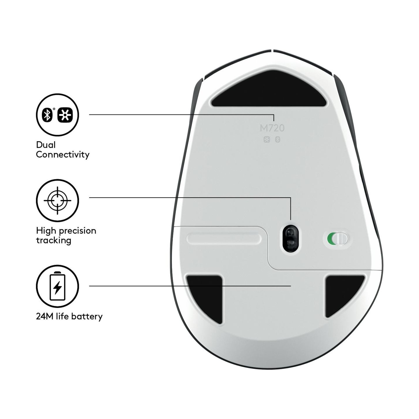 Logitech LOGI M720 Triathlon Mouse