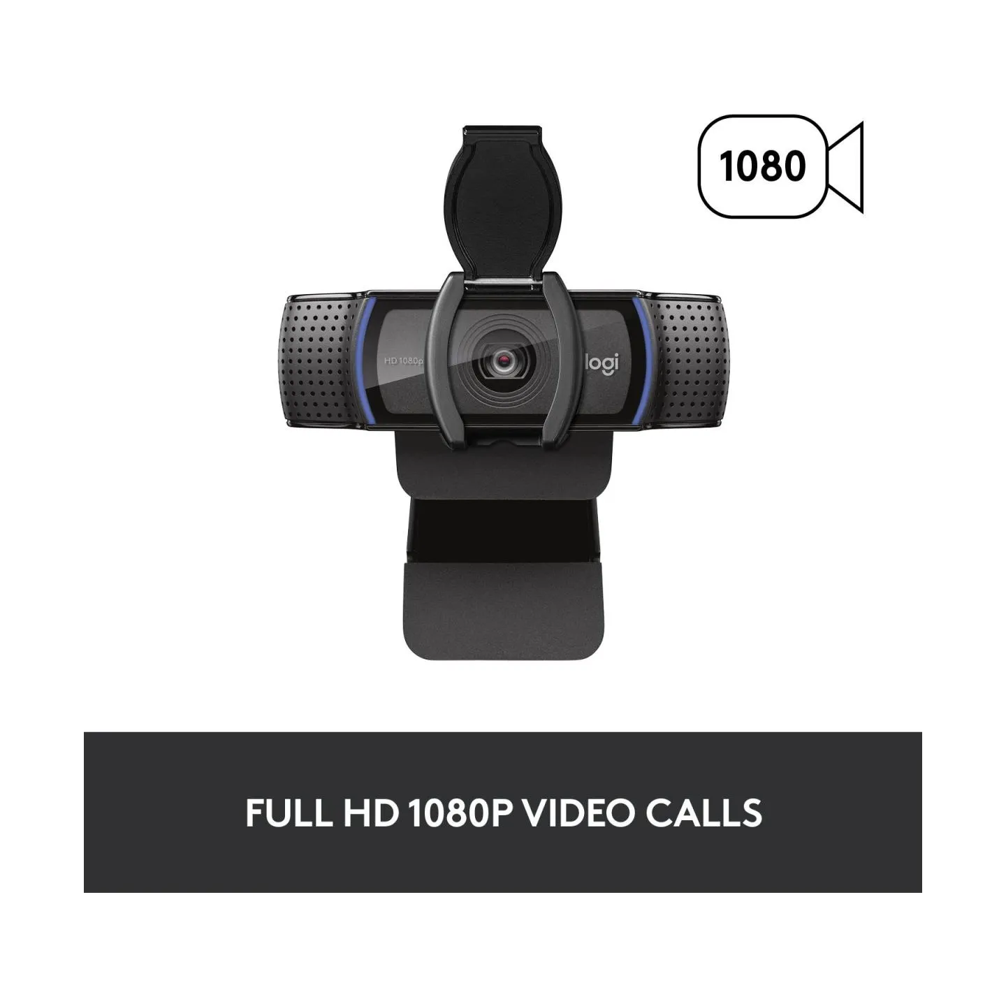 Logitech C920S Pro HD Webcam - BLACK - USB