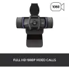 Logitech C920S Pro HD Webcam - BLACK - USB