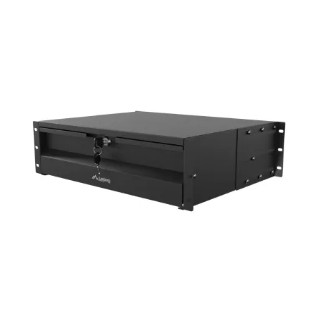 Lanberg 19" Drawer 3U/483x360 mm max load capacity up to 90 kg  4 point assembly, Black | Lanberg