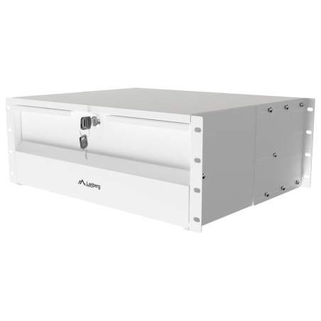 Lanberg 19" Drawer 4U/483x360 mm max load capacity up to 90 kg 4 point assembly, Grey | Lanberg