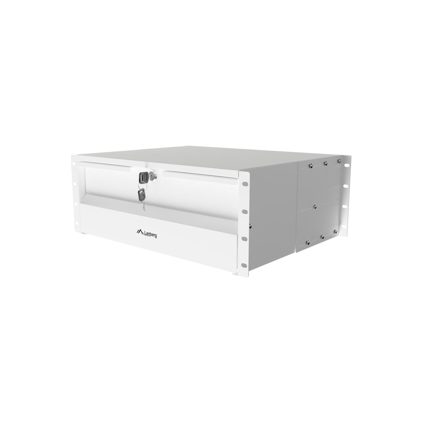 Lanberg 19" Drawer 4U/483x360 mm max load capacity up to 90 kg  4 point assembly, Grey | Lanberg
