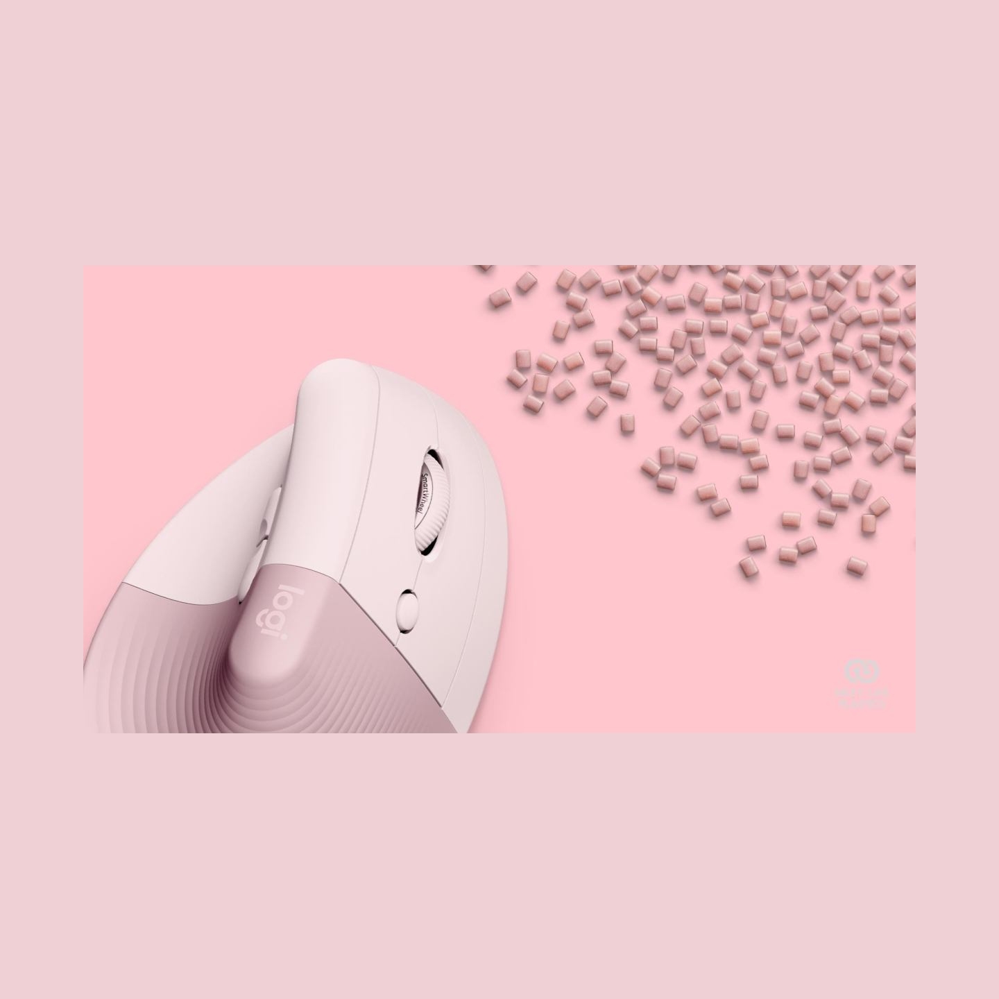 Logitech Mouse 910-006478 / Lift Vertical Pink / 910-006478