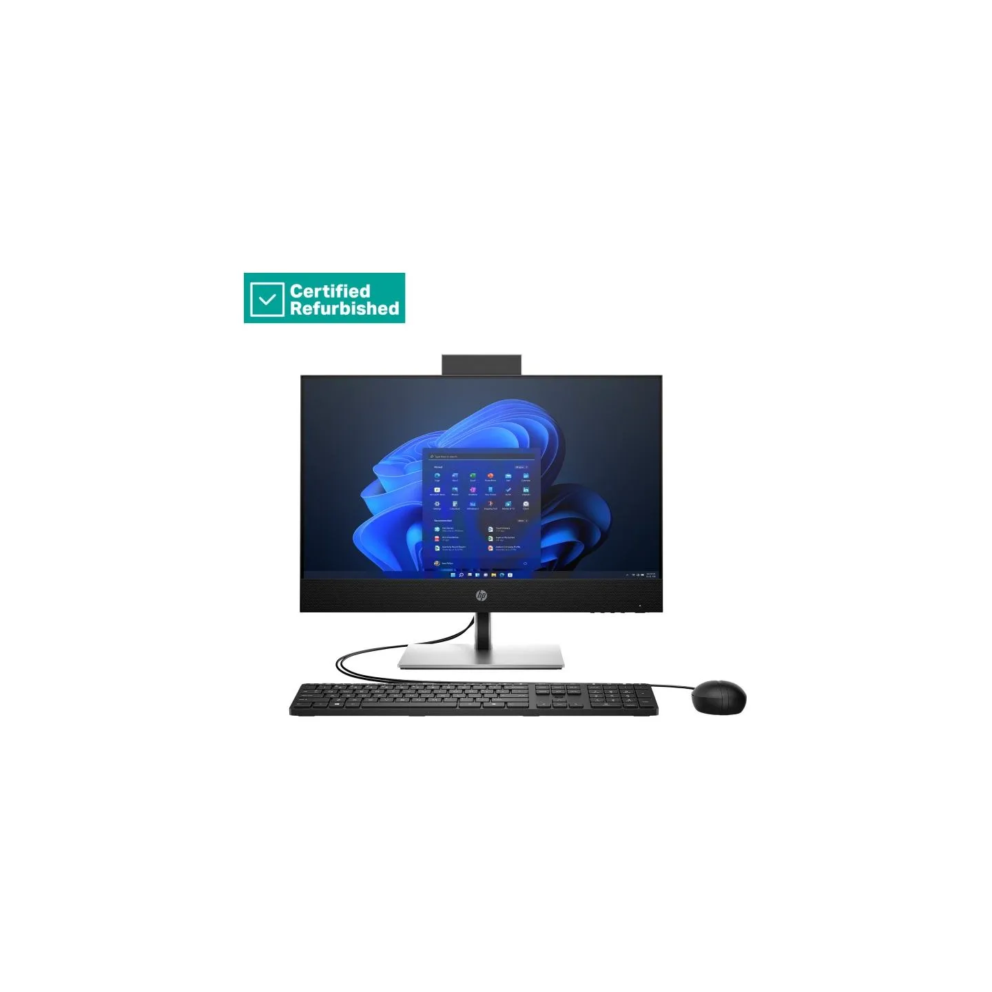 HP RENEW SILVER HP Pro 440 G9 AIO All-In-One - i5-14600, 32GB, 1TB SSD, 23.8 FHD Non-Touch AG, Height Adjustable, USB Mouse, Win