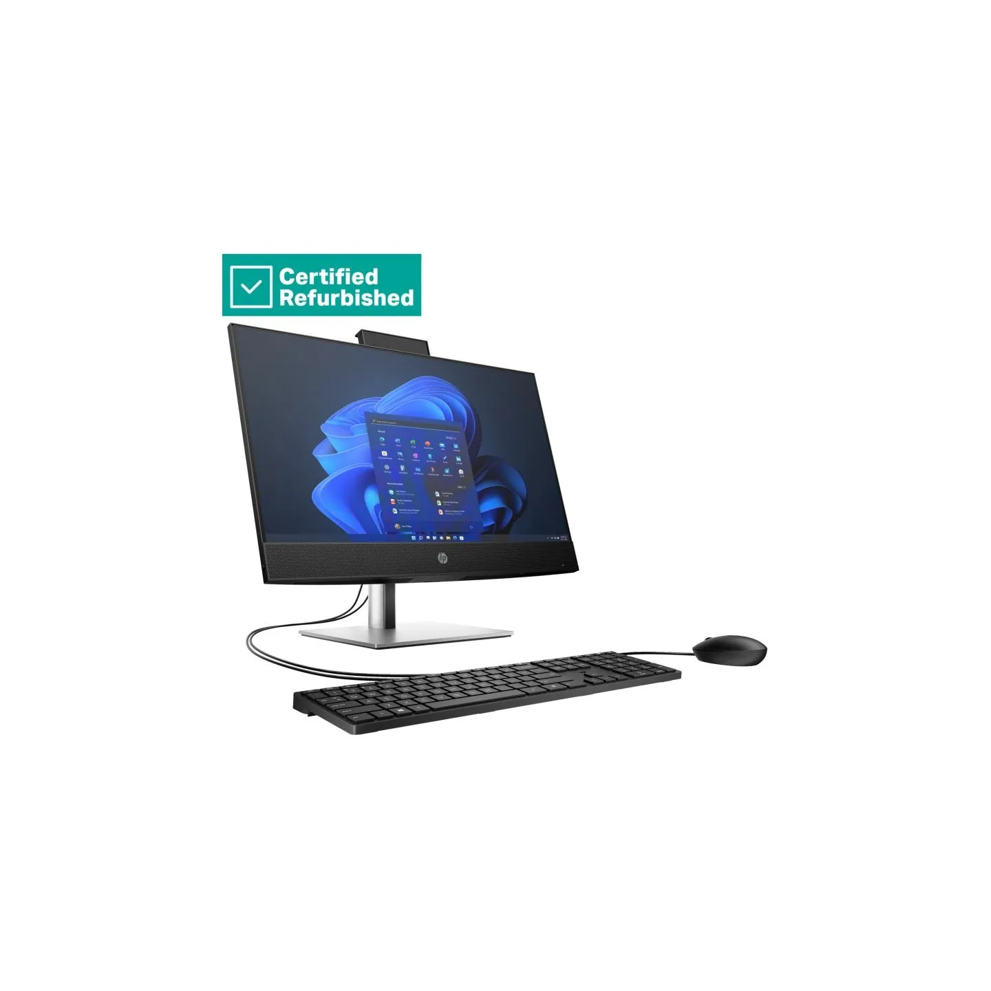 HP RENEW SILVER HP Pro 440 G9 AIO All-In-One - i5-14600, 32GB, 1TB SSD, 23.8 FHD Non-Touch AG, Height Adjustable, USB Mouse, Win